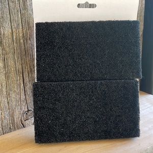 New original package TWO Pack Grill Scrubbers Heavy Duty Strong Cleaning Power